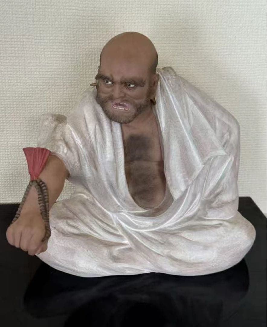 時代物 無形文化財 博多人形　師中村衍涯作　達磨『喝』　置物