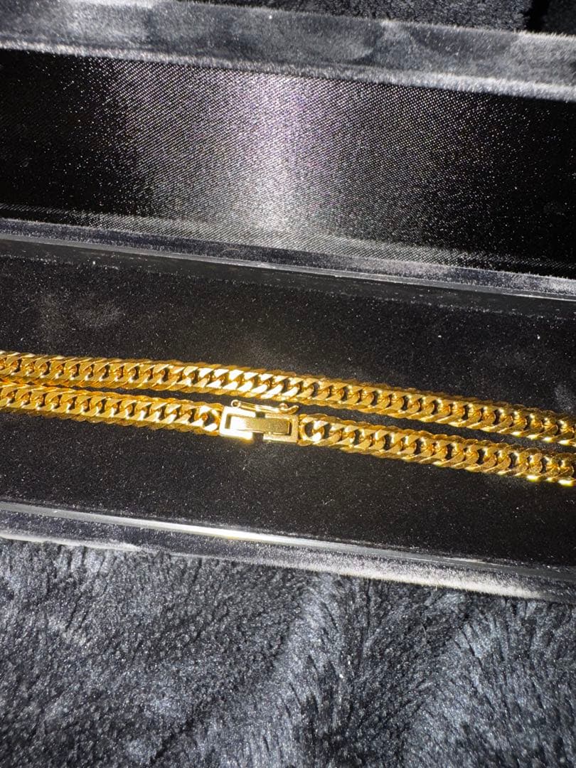 喜平ネックレス　6面ダブル　60㎝　幅5.5㎜