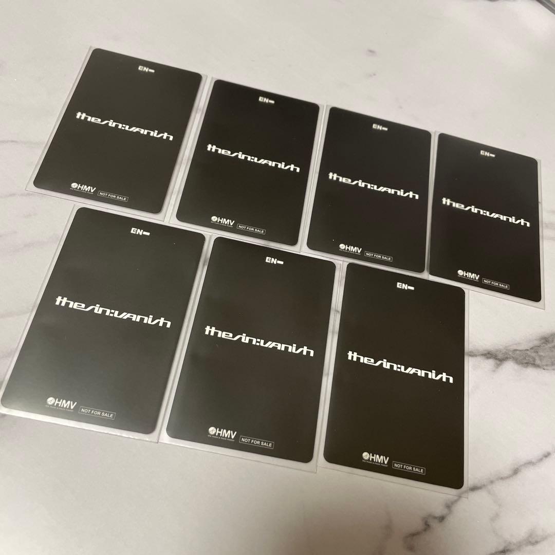 ENHYPEN THE SIN VANISH トレカ HMV ラキドロ ⭐︎7枚