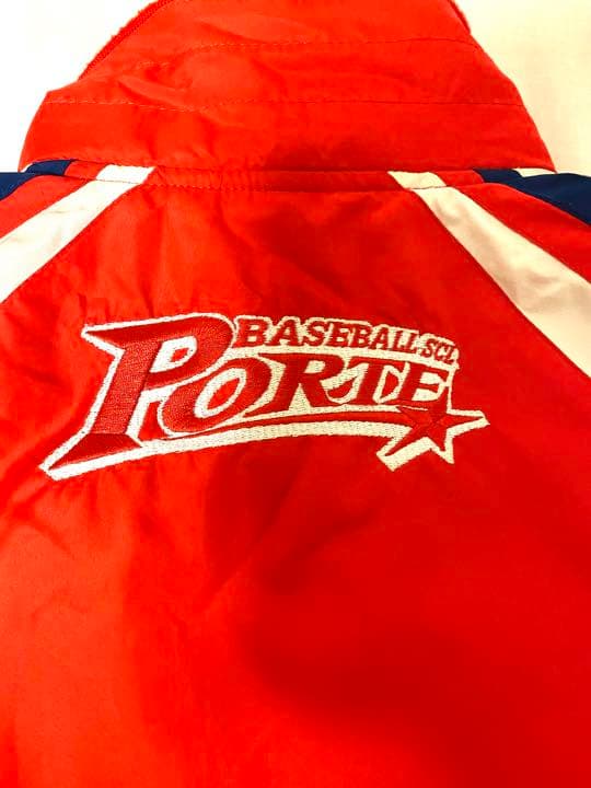ポルテ　野球　グランドコート　ダウンジャケット　ウィンドブレーカー　ユニフォーム