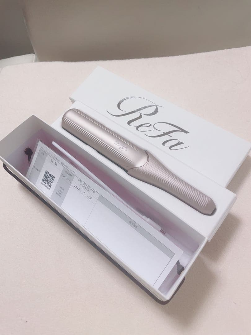 ReFa フィンガーストレートヘアアイロンst6 ベージュピンク