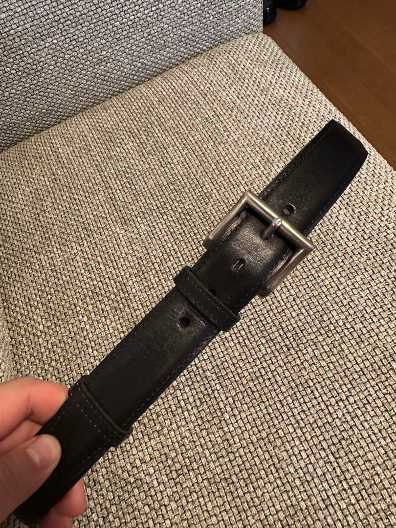 JOHN LOBB SQUARE 022 BELT ブラックカーフ⭐️サイズ90⭐️
