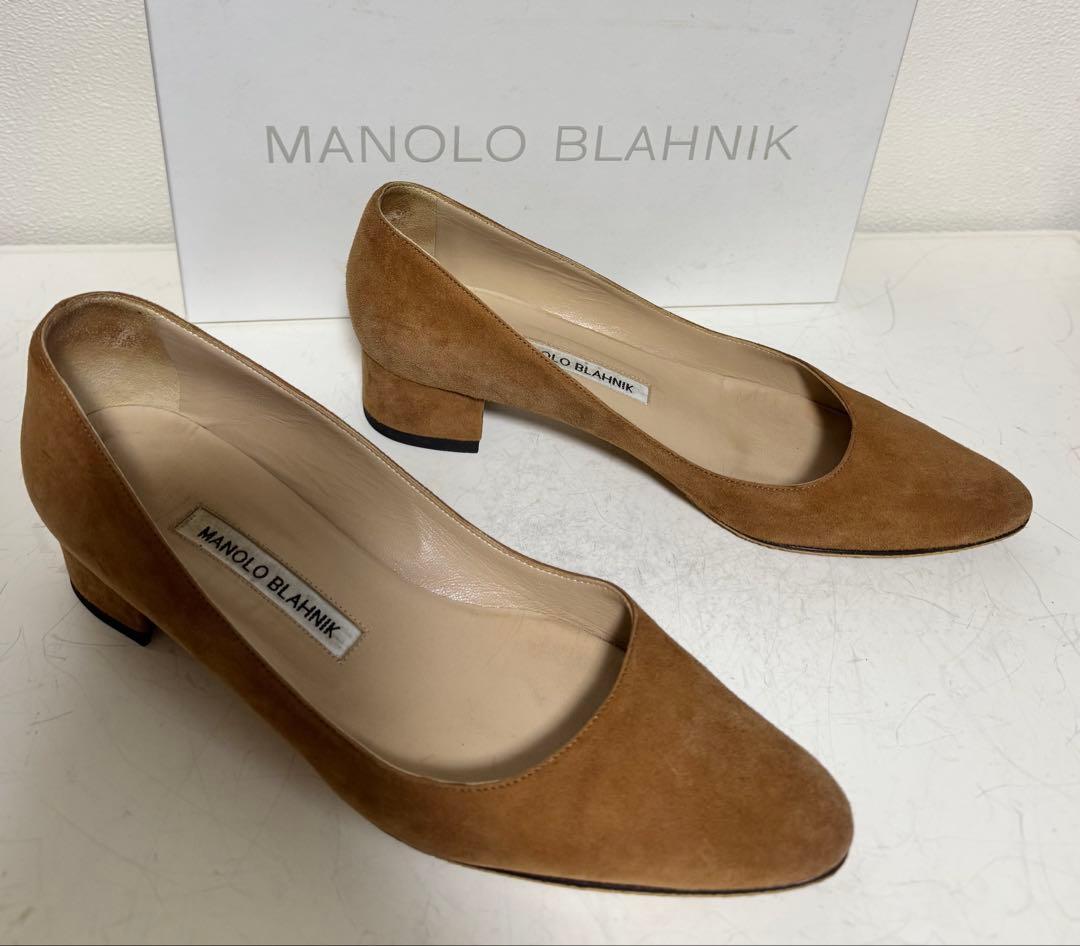 マノロブラニク　パンプス　リストニー　ロンハーマン　37 Drawer OHGA