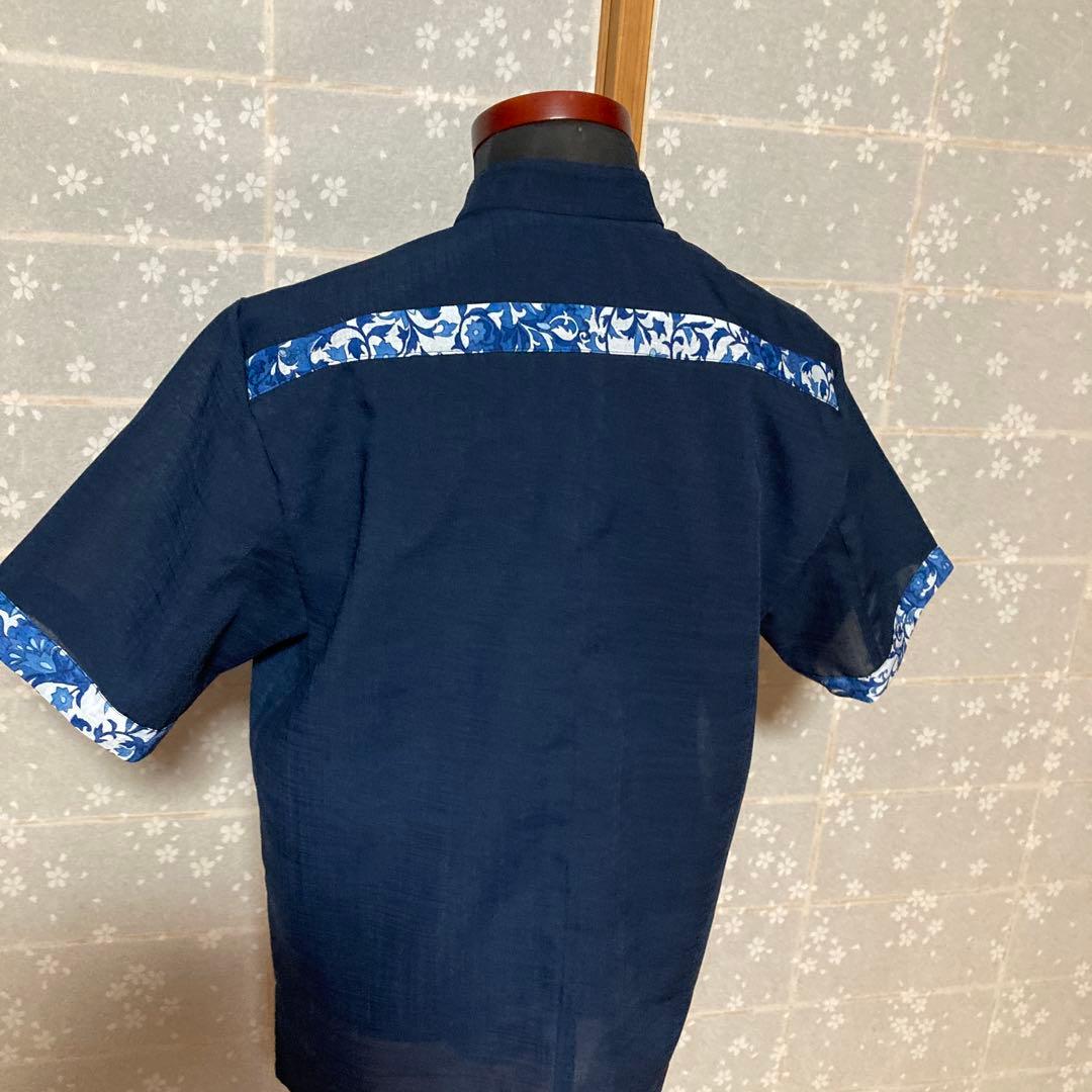 No.196 かりゆしウェアメンズLサイズ