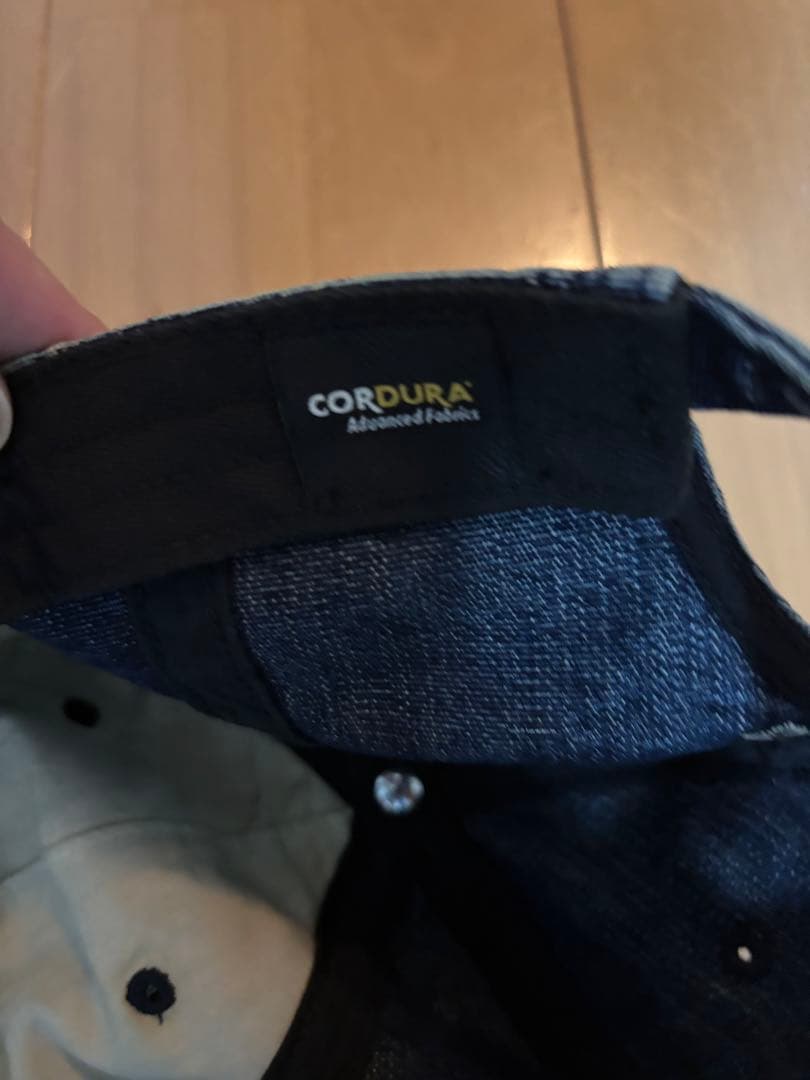 シャプリームデニムキャップ　Sロゴ