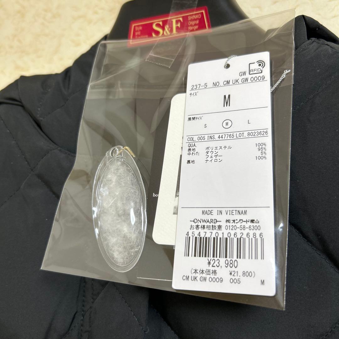 タイオン×アンフィーロ　2ウェイキルティングダウン　Mサイズ　ブラック