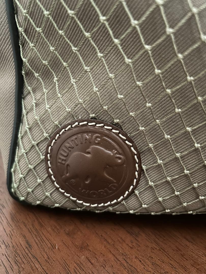 【新品】HUNTING WORLD トートバッグ タグ・保証カード付 カーキ