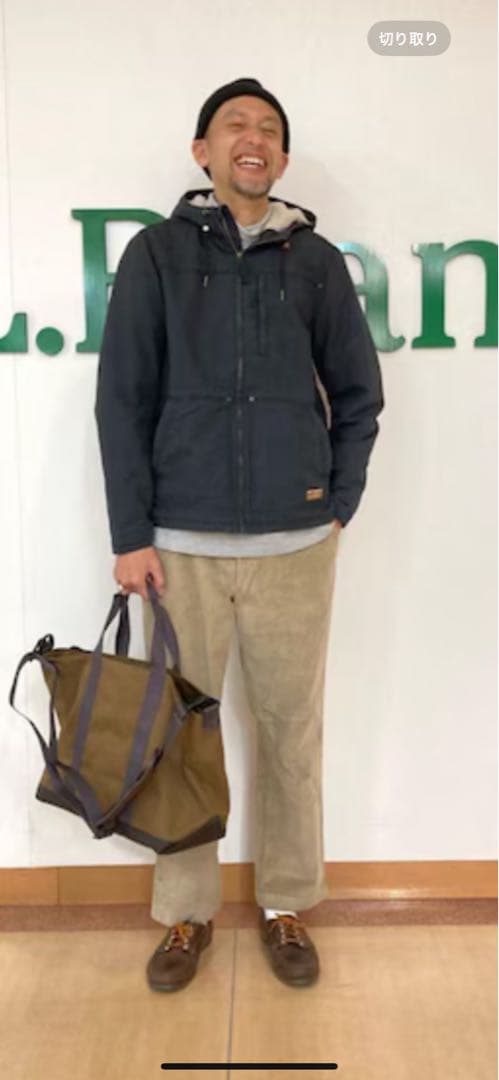 【新品未使用】LLビーンビーンズ・ユーティリティ・フーディ 米国フィットMサイズ