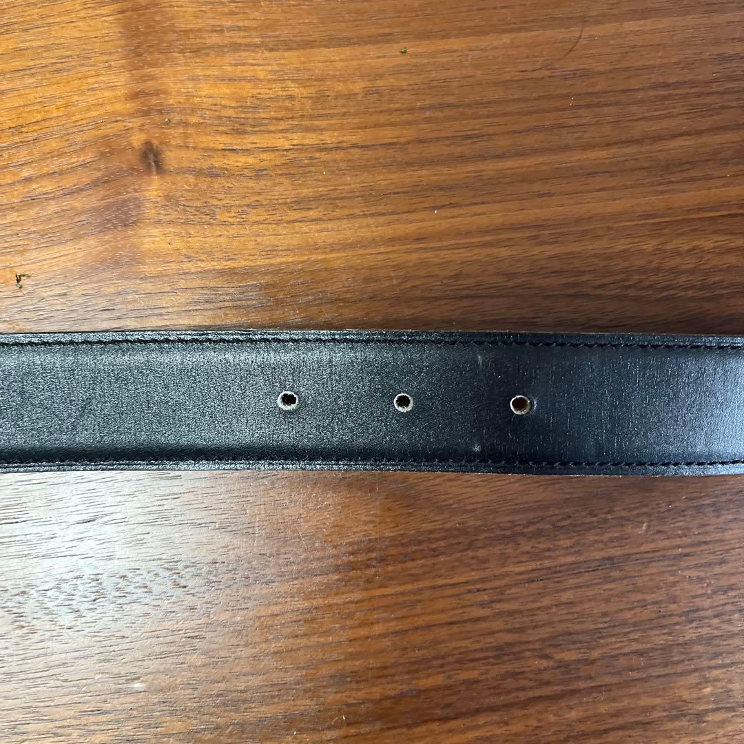 エルメス レザー バイカラー コンスタンス Hバックル ベルト ブラック