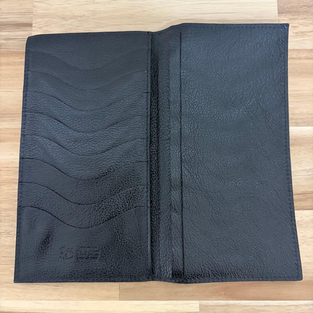 【ILBISONTE】イルビゾンテ　レザー　ロゴ刻印　長財布