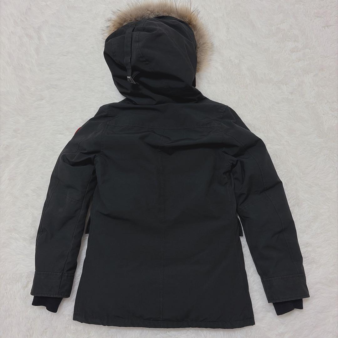 良品 カナダグース シャーロットパーカー ブラック ダウンジャケット 831