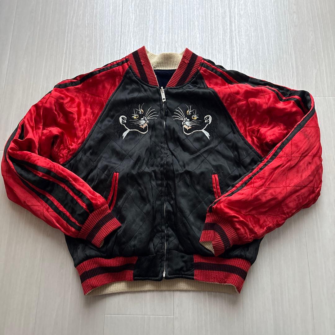 あ*ー様 ヴィンテージ復刻 別珍スカジャン ミツワジッパー スーベニアジャケット