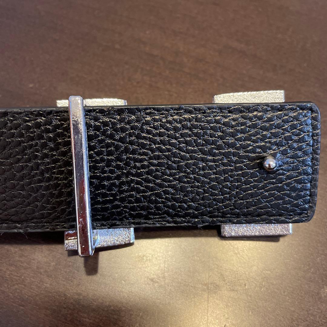 HERMES メンズベルト　ネイビー