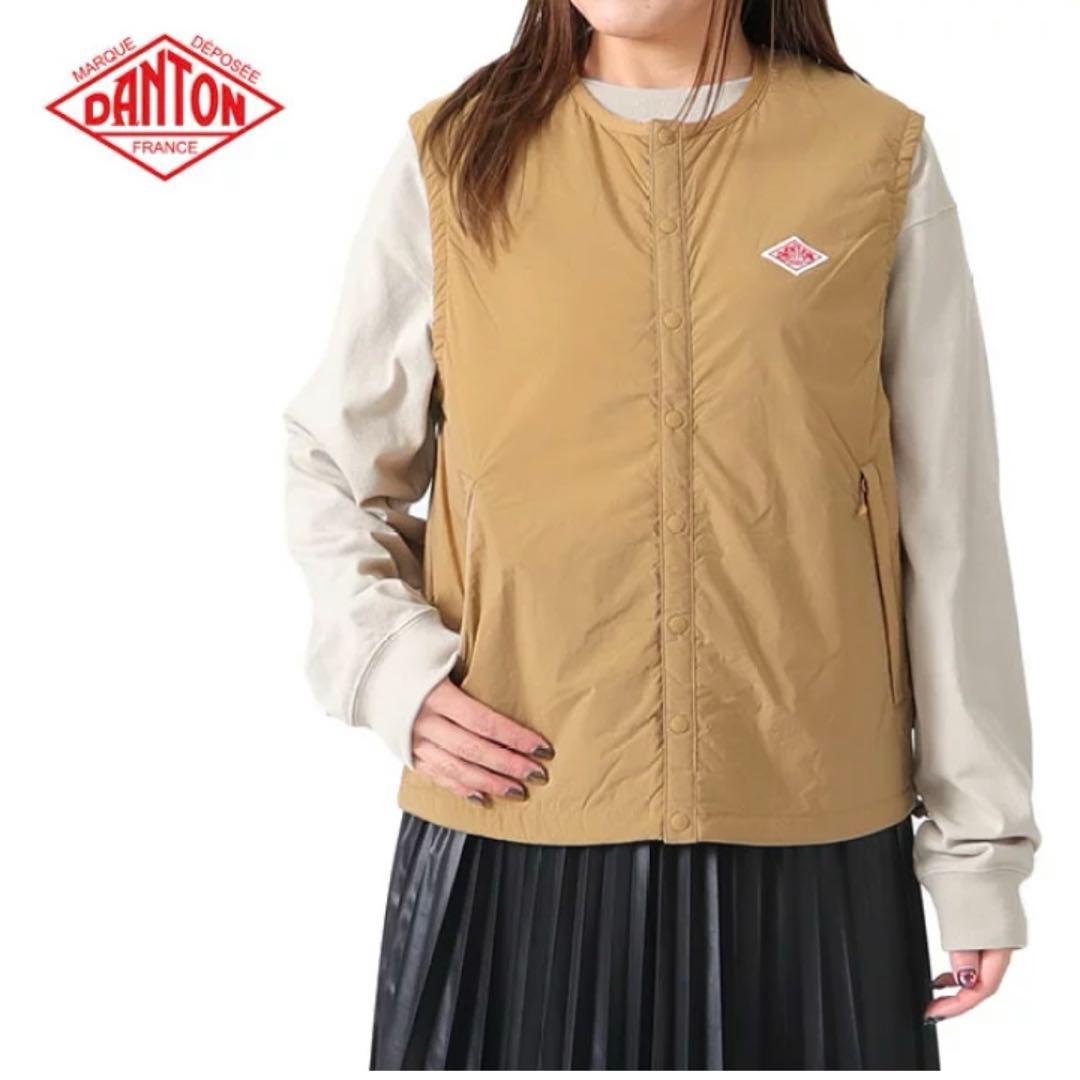 よ*よ様 DANTON ダントン ライトグリーン ノースリーブ ベスト