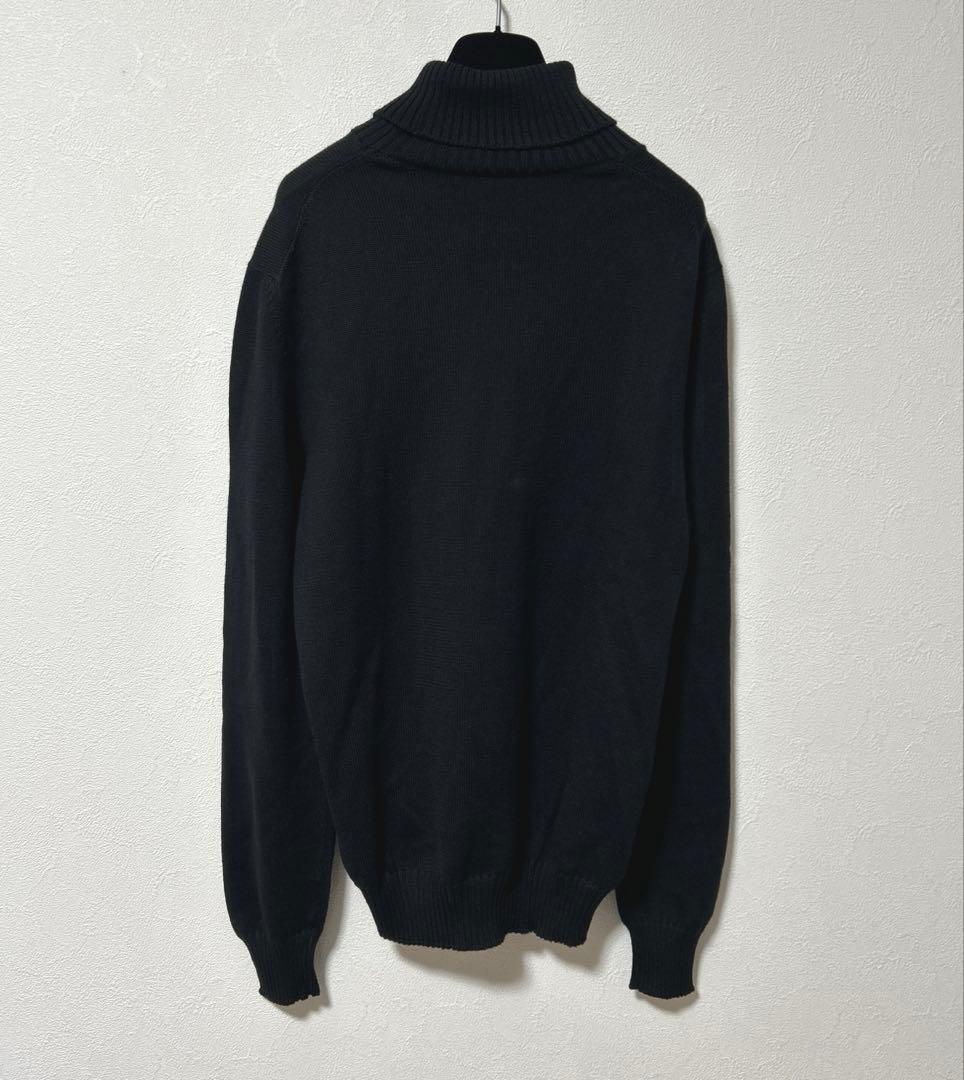 gransasso タートルネック ニット ブラック