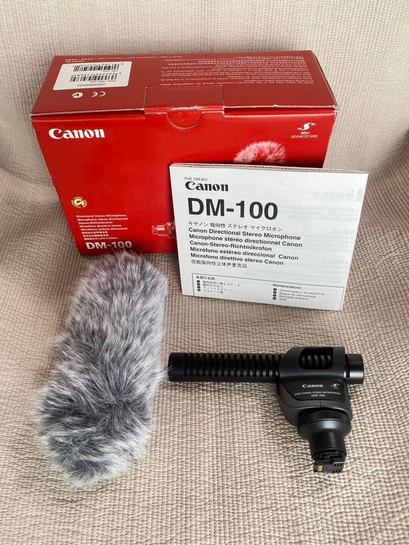 日本製　Canon DM-100 マイク 指向性　ビデオカメラ用