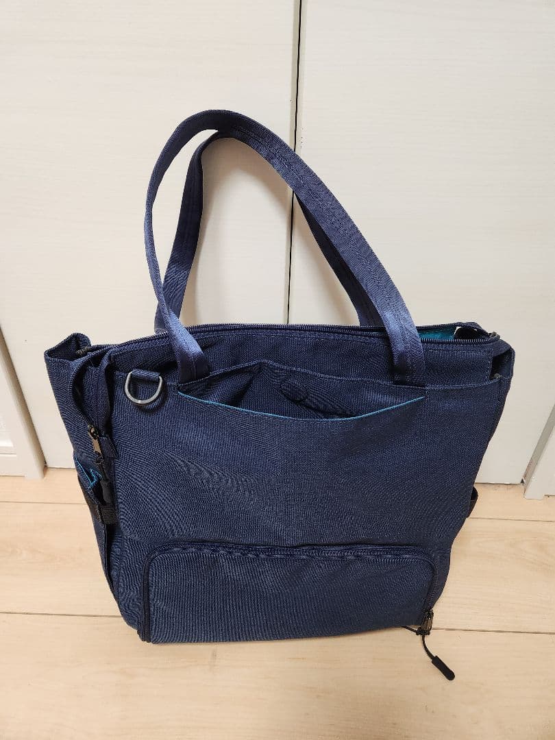 収納 アレンジ ボックス トートバッグ ネイビー KABAG ADDRESS