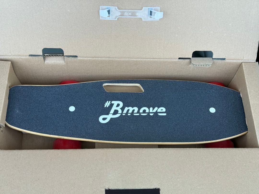 Bmove 電動スケートボード レッド/ブラック試乗のみ完動美品