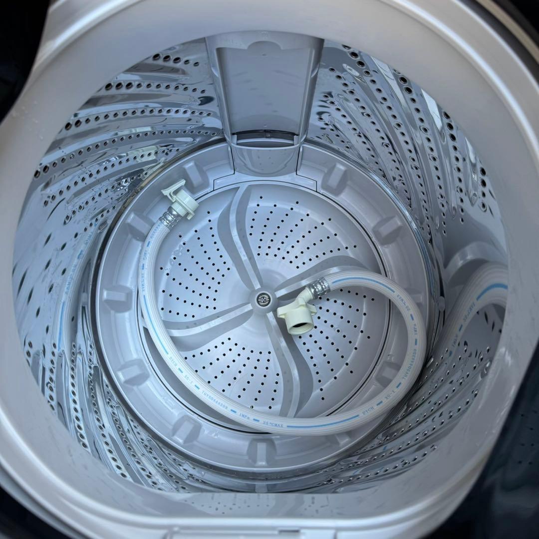 205⭐️2025年製★ほぼ新品★アイリスオーヤマ　洗濯機　6KG ブラック　黒