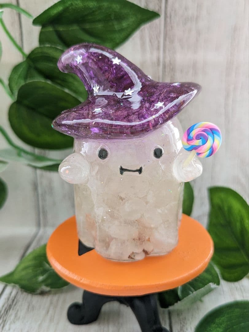 【やま】シトリンのビリケンさん形オルゴナイト☆他１１点