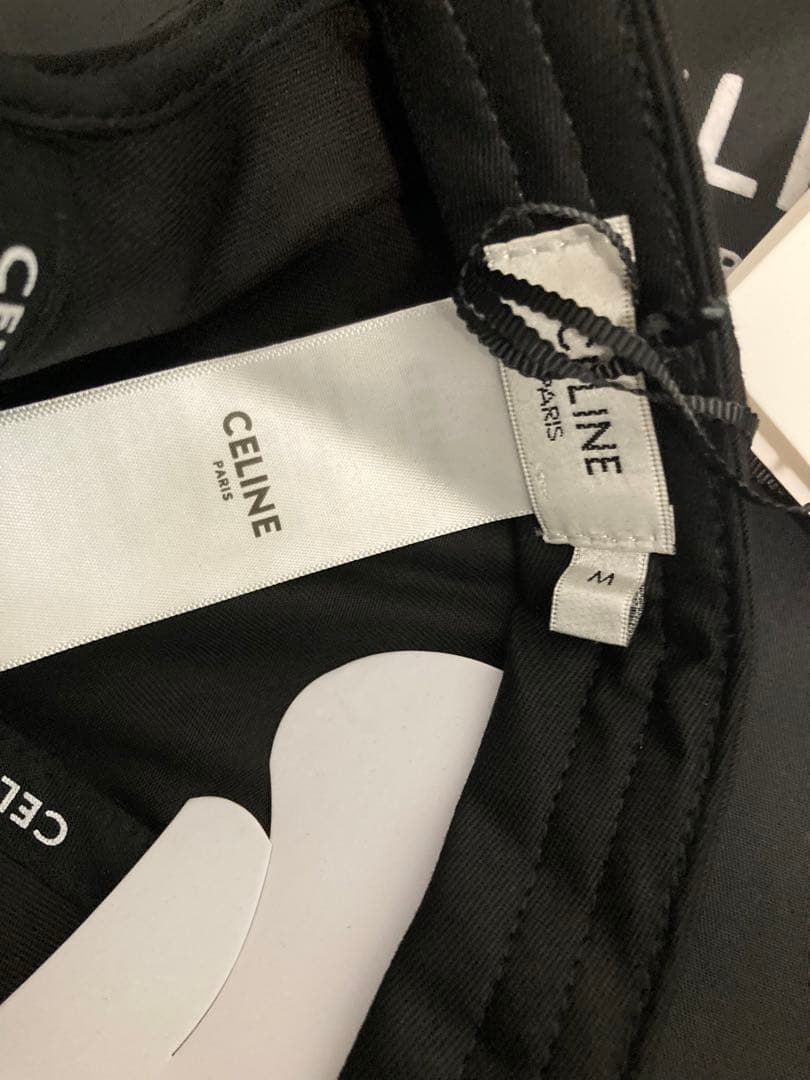 セリーヌ　トリオンフ　キャップ　メンズ　レディース　ブラック