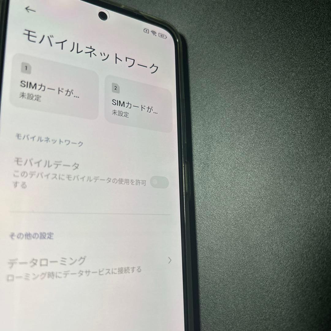 美品 Xiaomi Redmi Note11 レドミノート11 ブルー