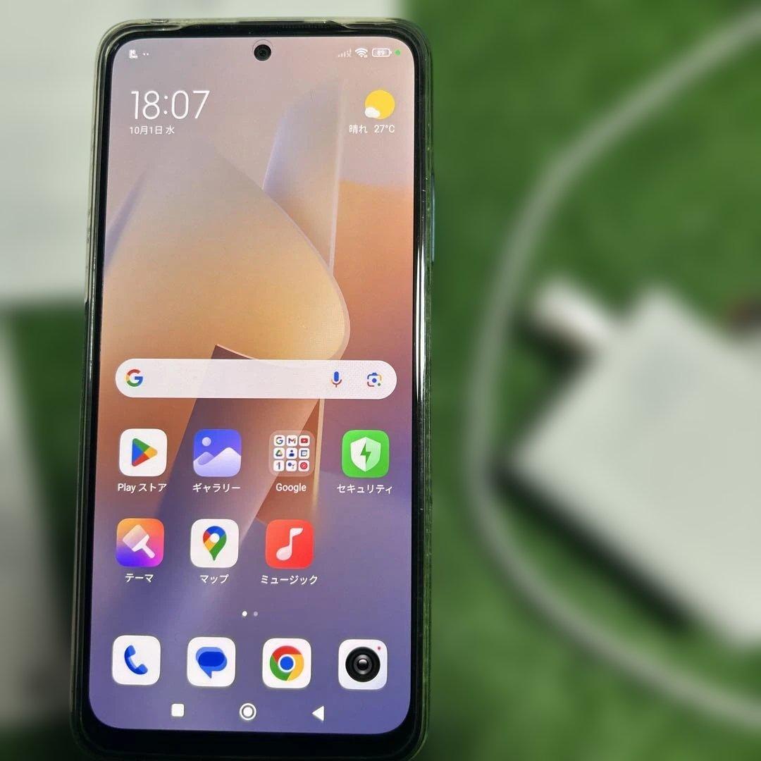 美品 Xiaomi Redmi Note11 レドミノート11 ブルー