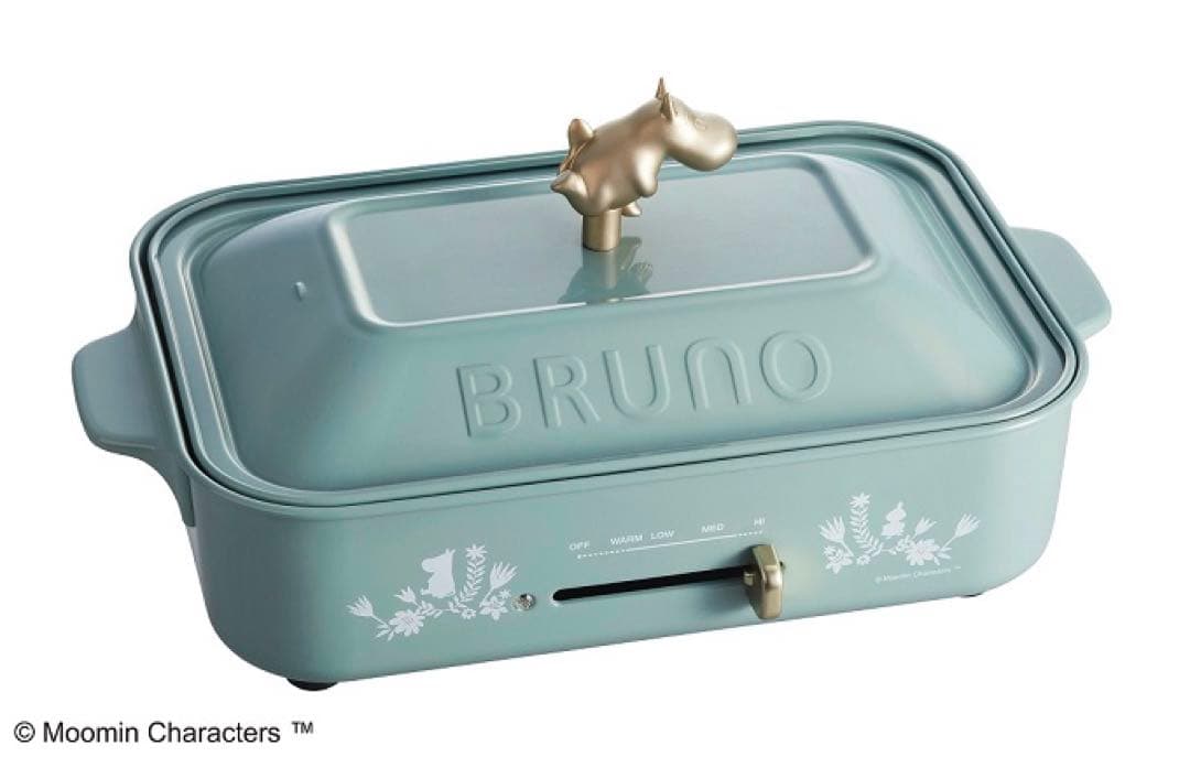 ☆未使用品・廃盤品☆ BRUNO ムーミンコンパクトホットプレート