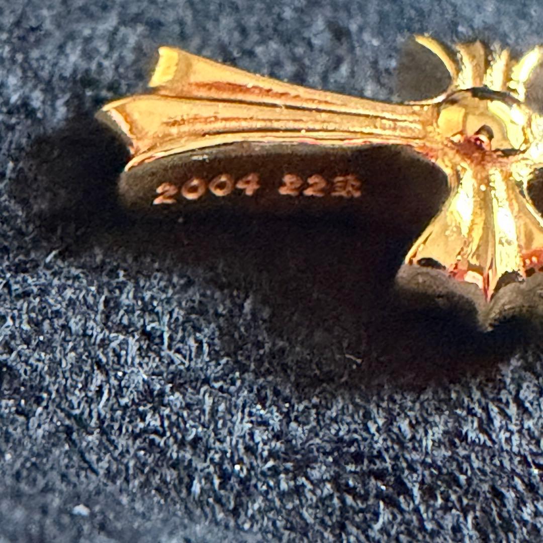 クロムハーツ 正規品 ベイビーファット ダイヤモンド 22Kメッキ&刻印カスタム