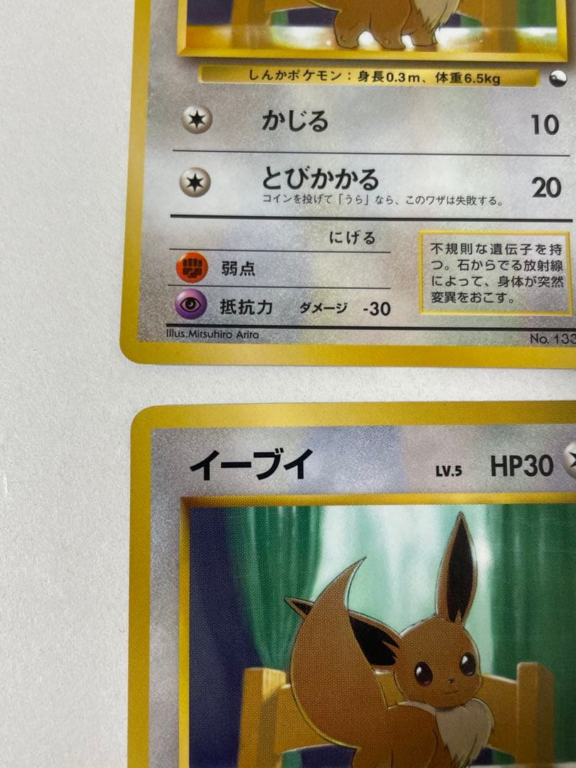 イーブイ 旧裏 ポケモンカード pokemon レア 当時品 拡張 ポケカ