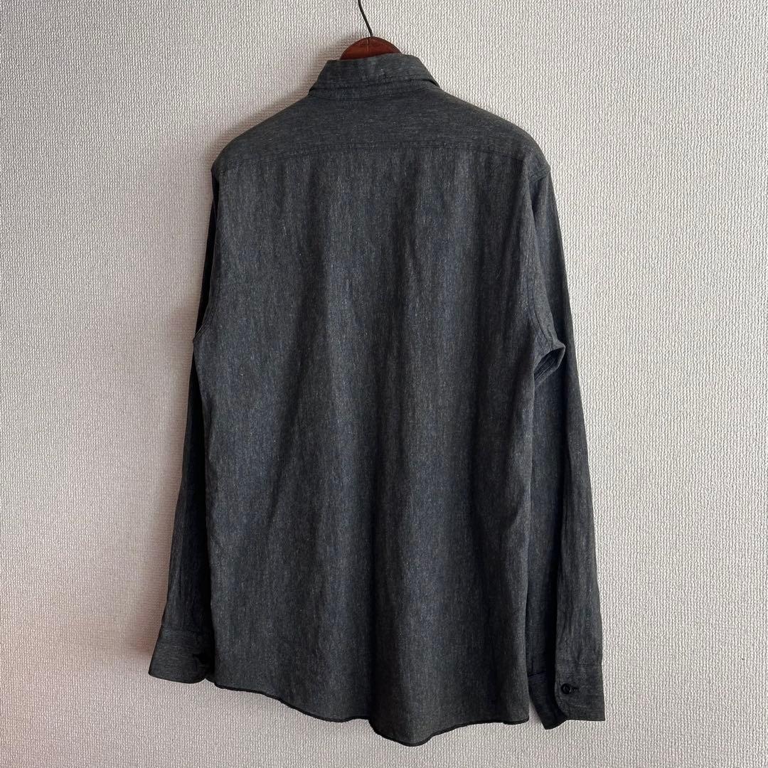 トップス ~60s \"DEE CEE\" black chambray shirt