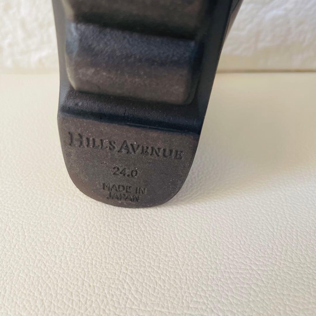【極美品✨】ヒルズアベニュー プレーンスマートウェーブソール パンプス 24cm