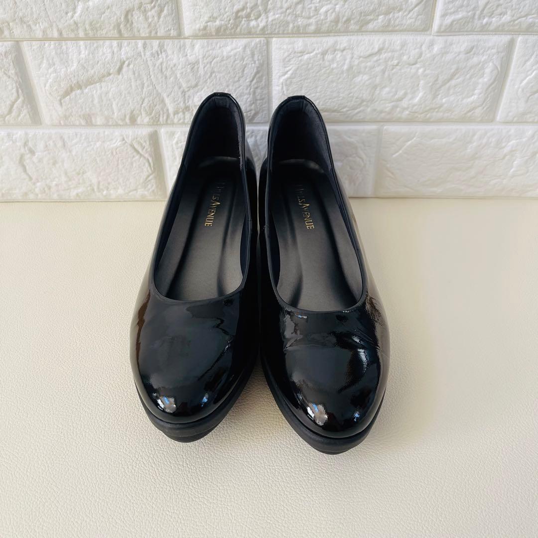 【極美品✨】ヒルズアベニュー プレーンスマートウェーブソール パンプス 24cm