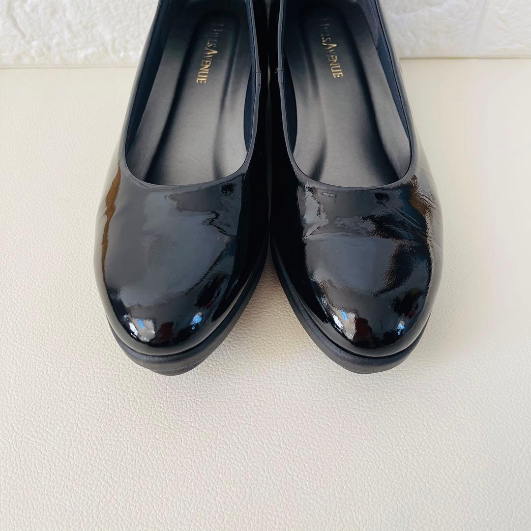 【極美品✨】ヒルズアベニュー プレーンスマートウェーブソール パンプス 24cm