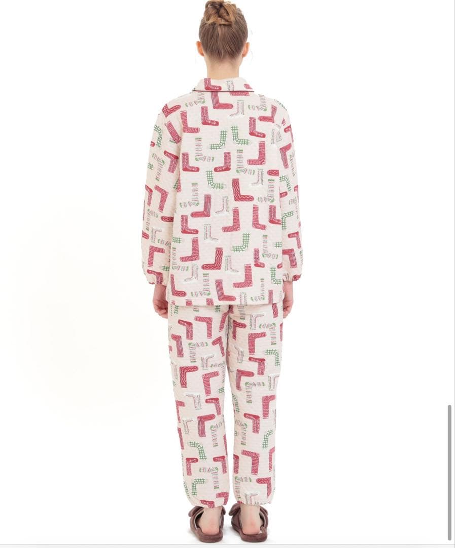 【専用】ナルエー 裏綿接結(綿入り)厚手パジャマ ルームウェア　新品