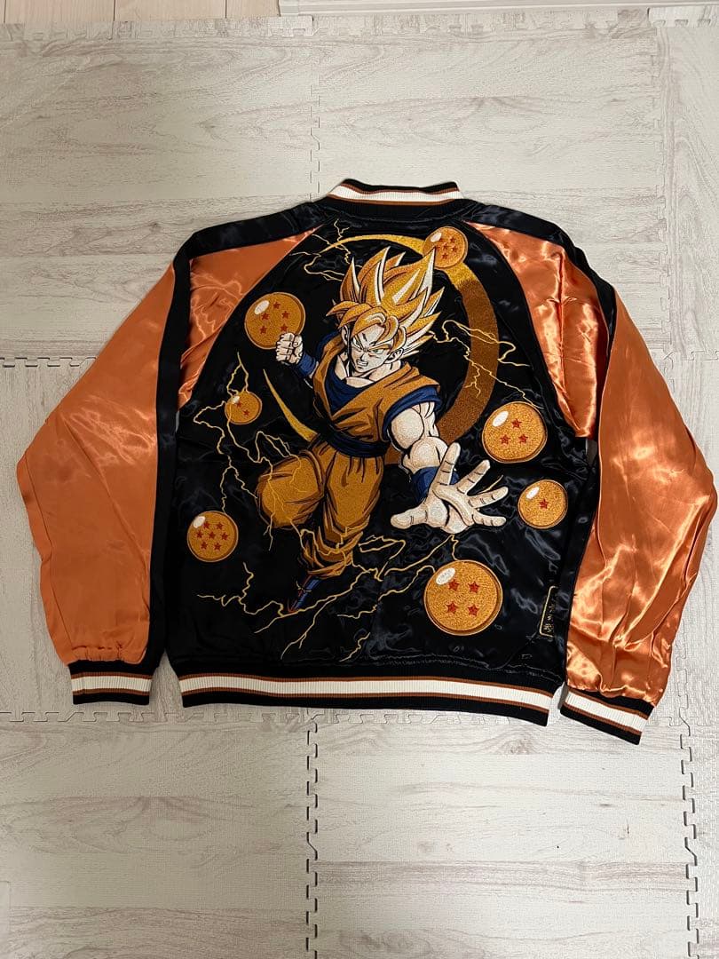 ドラゴンボールZ スカジャン スーパーサイア人悟空　背面オール刺繍