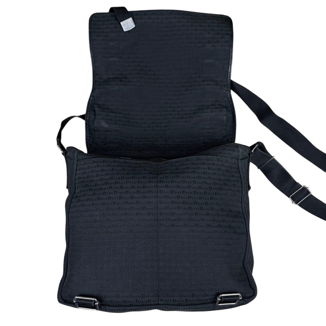 【エディスリマン期】ディオールオム メッセンジャーバッグ 黒 アーカイブ Y2K