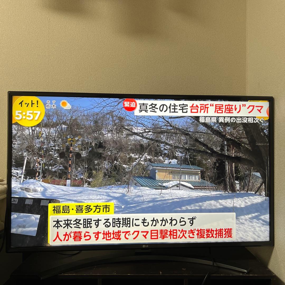 [送料込み] LG 43型 4Kテレビ IPSパネル 43UN8100PJA