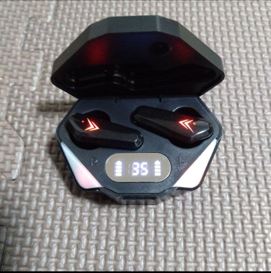 X15 ゲーミングイヤホン 60ms超低遅延 充電ボックス付きワイヤレスイヤホン