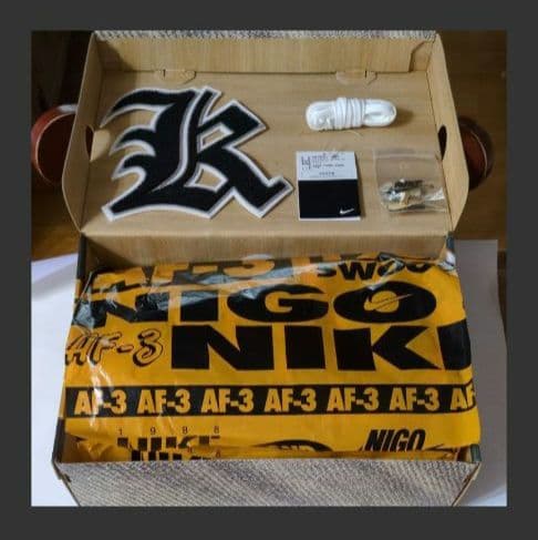 NIGO×Nike Air Force3 Low Black/White26.5