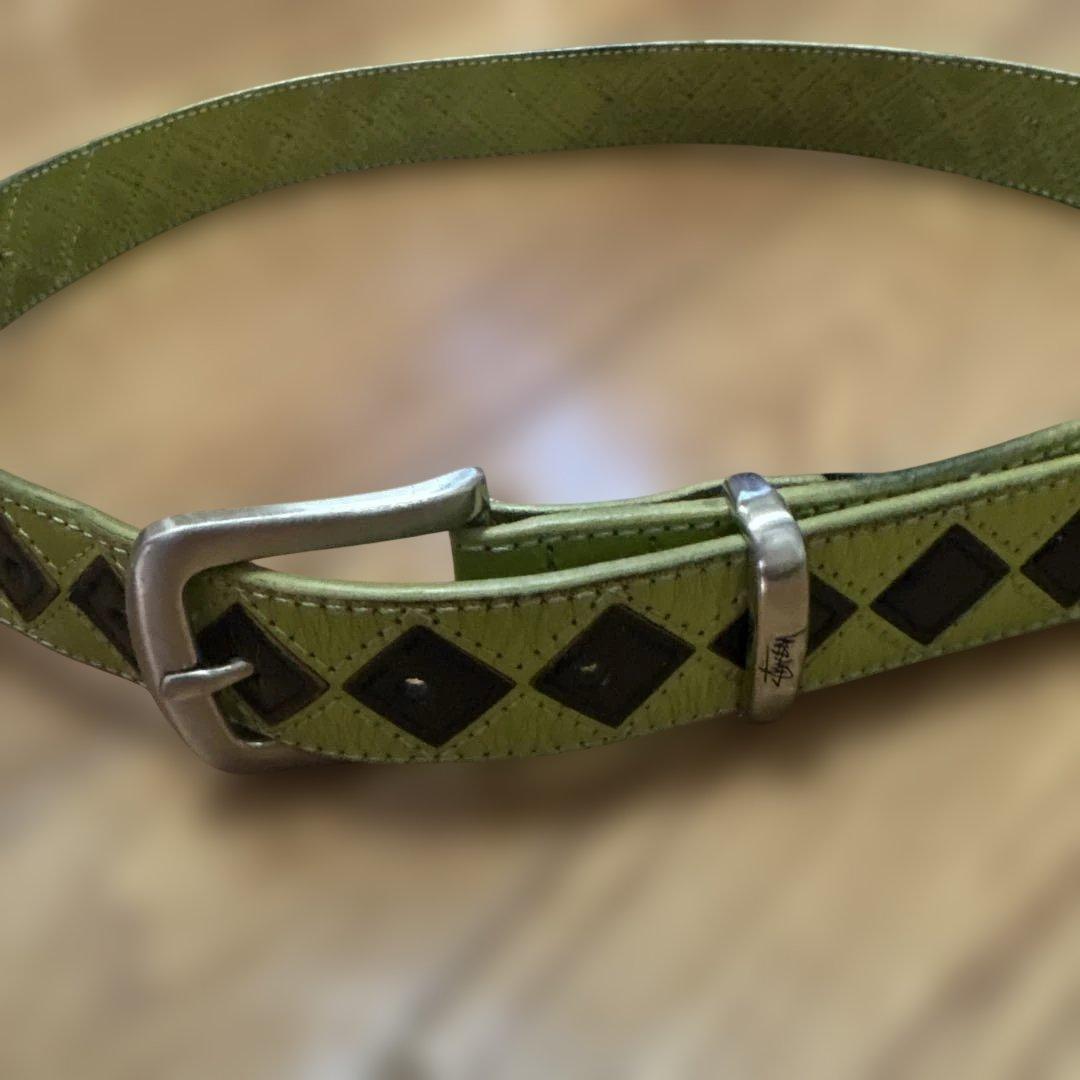 stussy レザーベルト