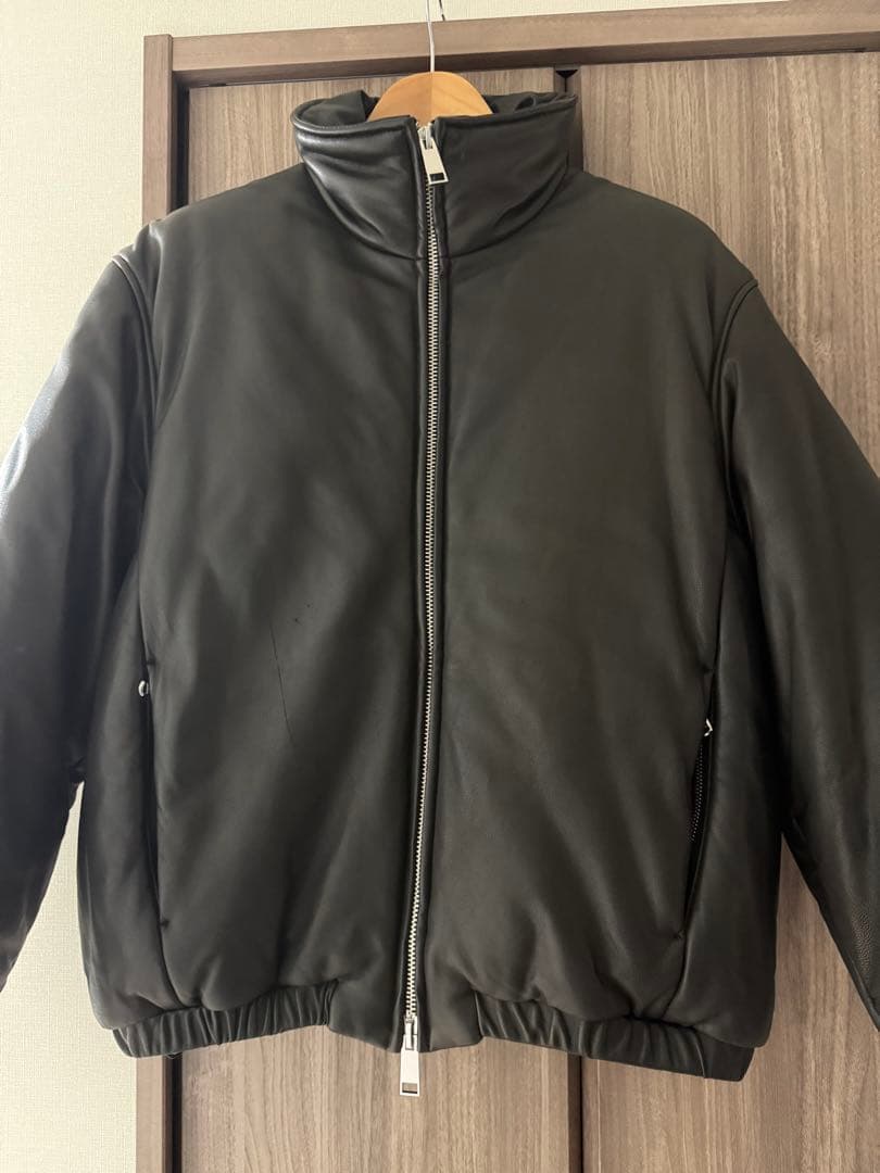 ジャケット・アウター YOKE 24aw SHEEP LEATHER PUFFER BLOUSON