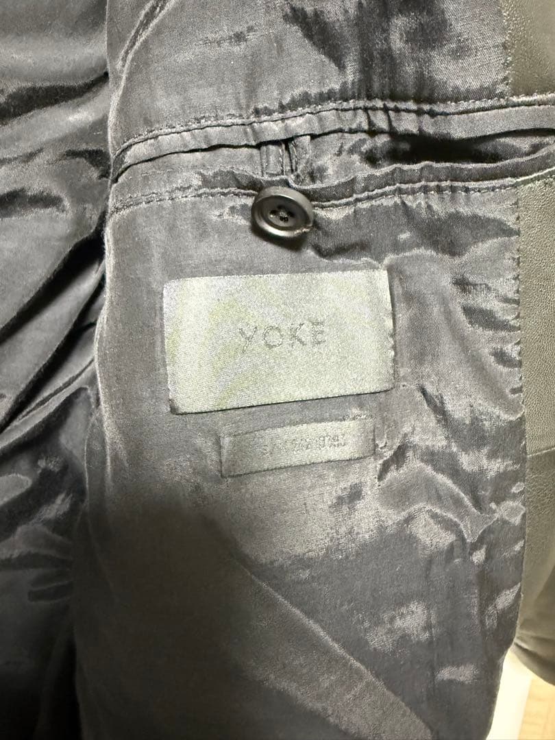 ジャケット・アウター YOKE 24aw SHEEP LEATHER PUFFER BLOUSON