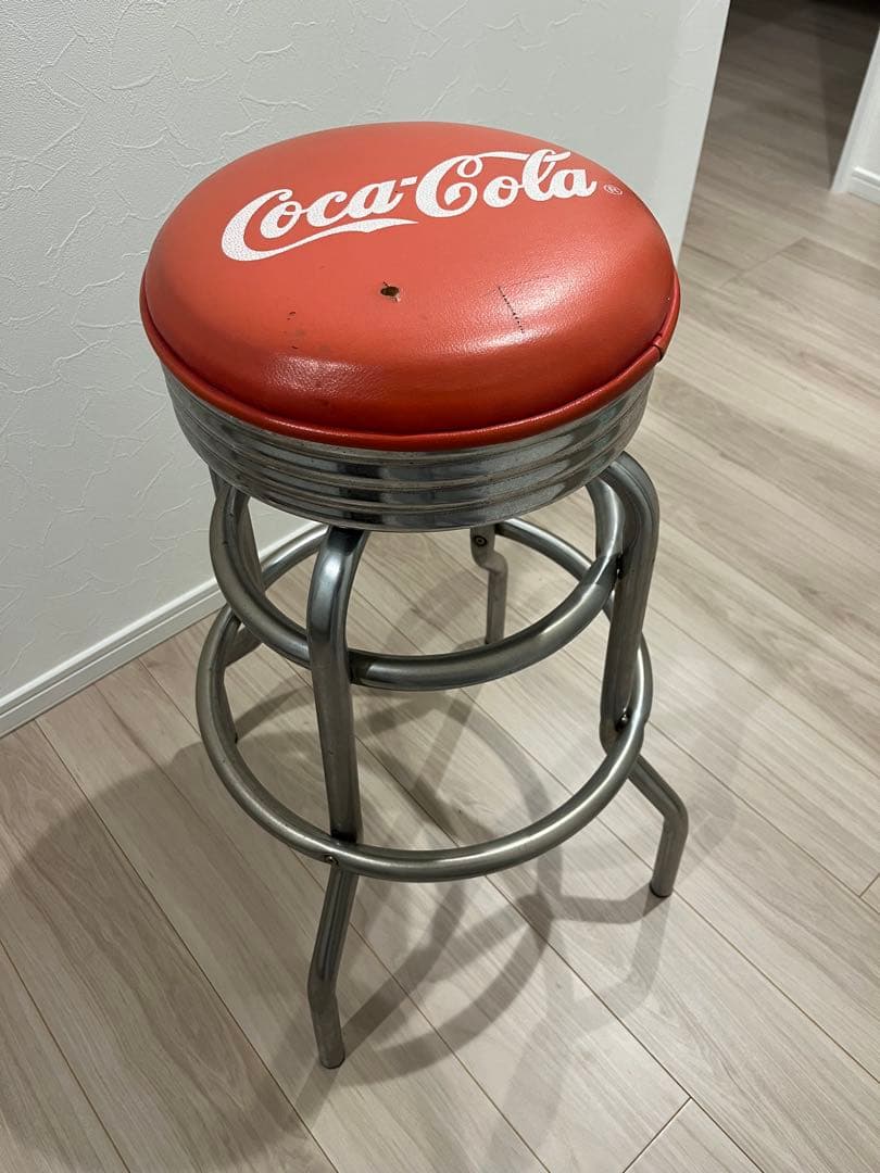 ☆レトロ　コカコーラ　ハイスツール