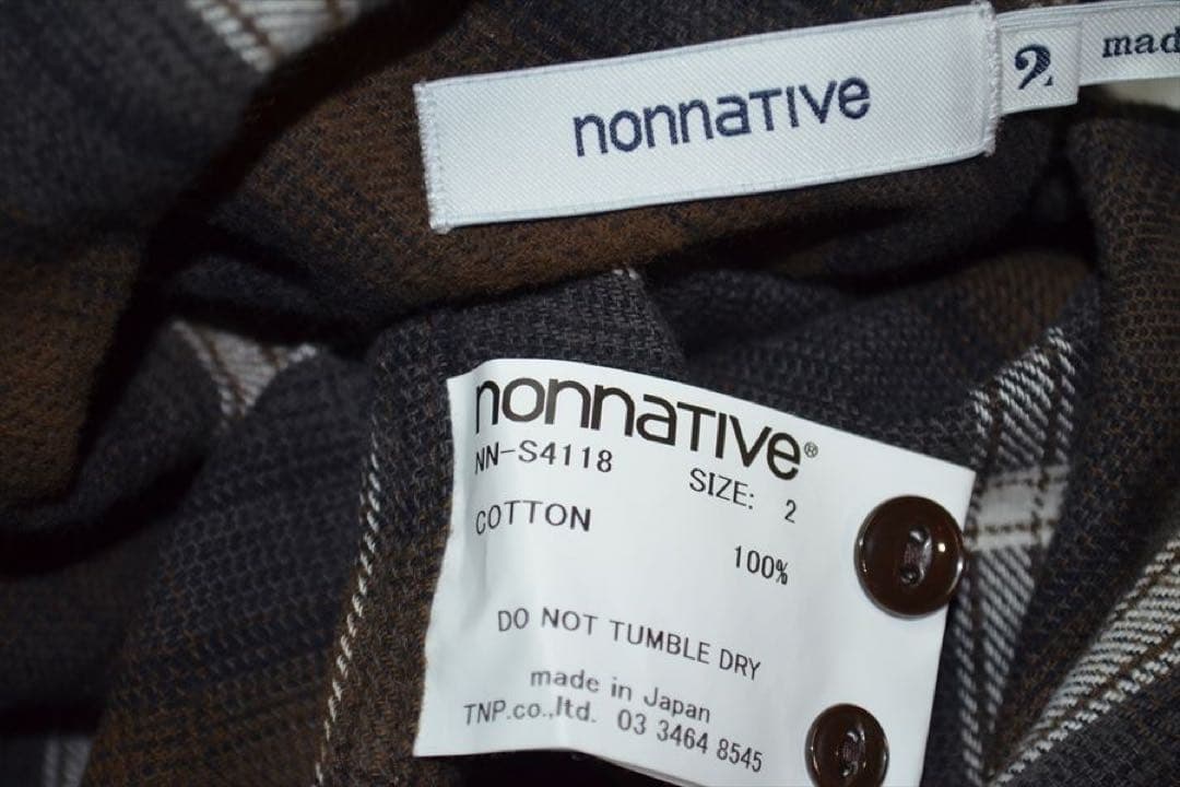 値下げnonnative WORKER L/S SHIRT COTTON