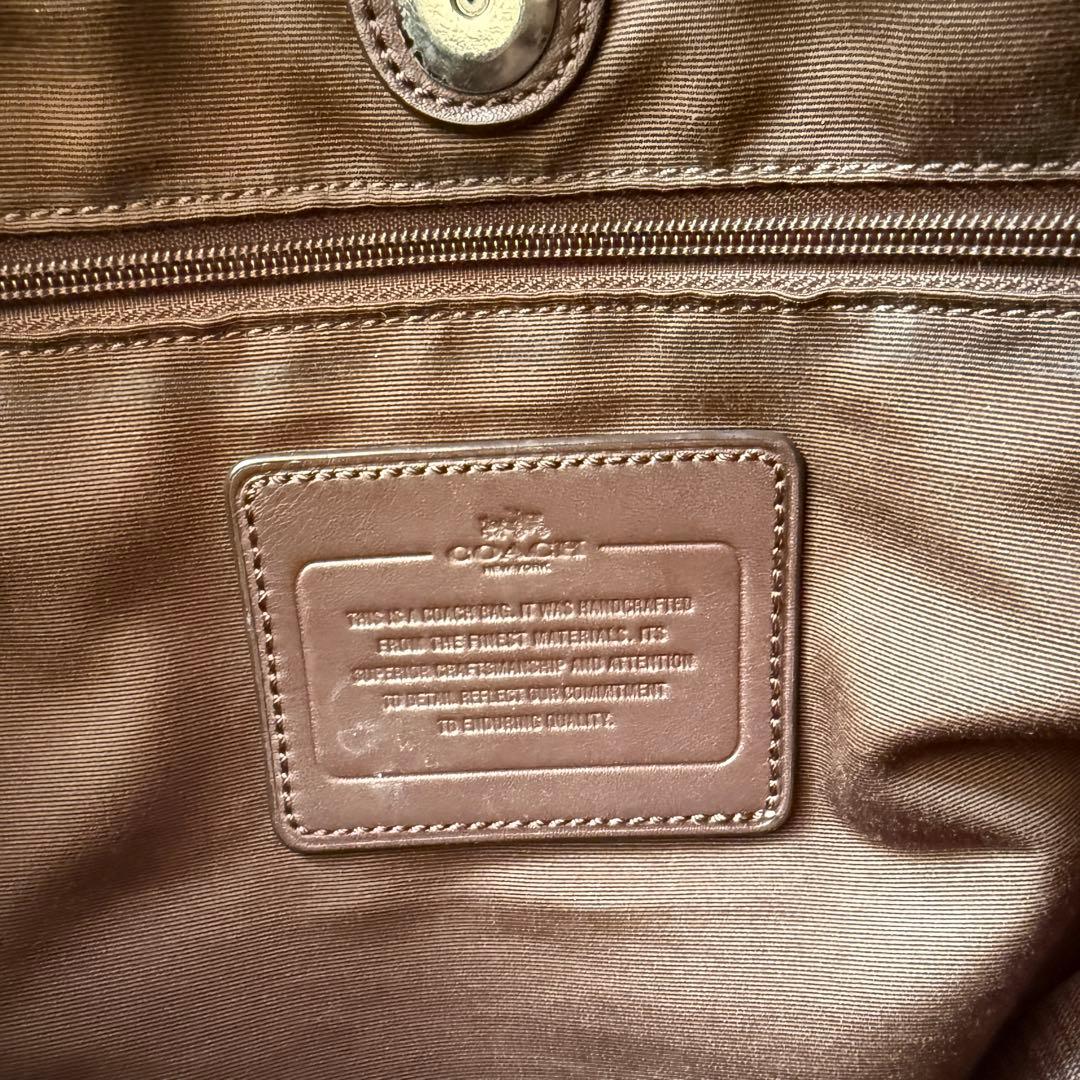 コーチ ビジネスバッグ ブリーフケース 2way レキシトン レザー ブラウン