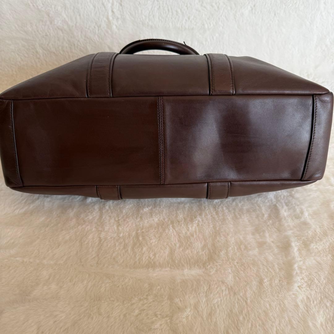 コーチ ビジネスバッグ ブリーフケース 2way レキシトン レザー ブラウン