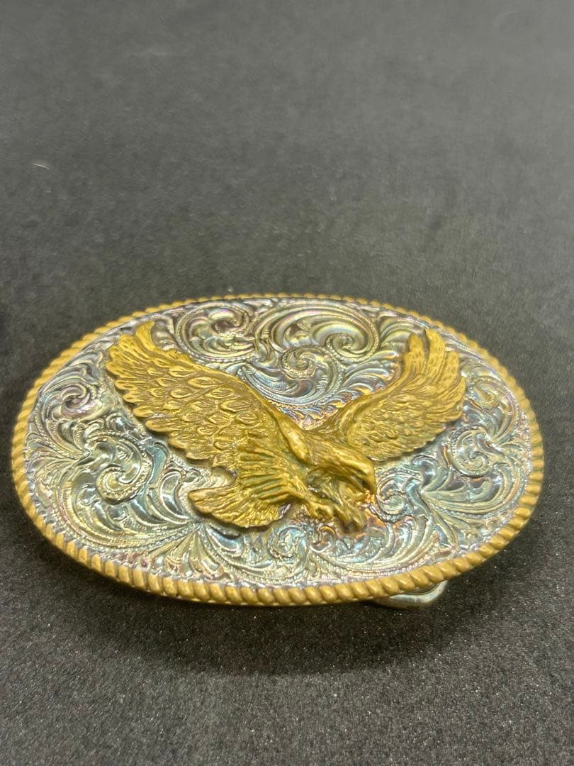 シルバー　クロムライン　バックル　イーグル