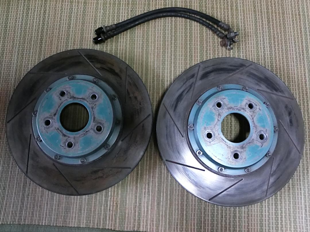 スープラJZA80 RZ フロントキャリパーとフロントローター