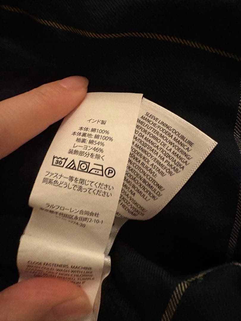 Polo Ralph Lauren 青 ジャンパー S